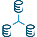 Data flow icon