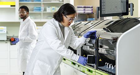 Instrument Handling by Laboratory staff