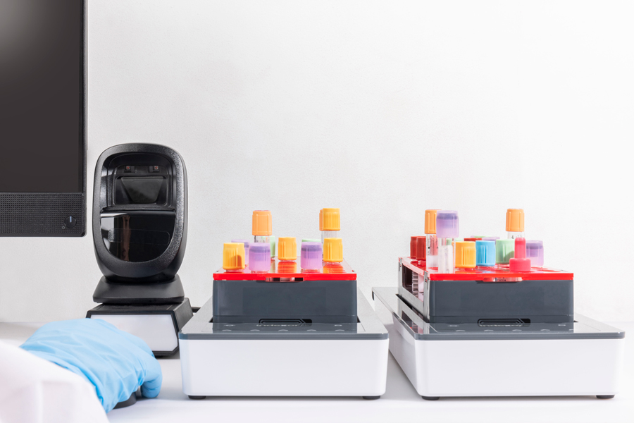 Stream line sample receiption image