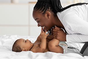 Mom and baby image